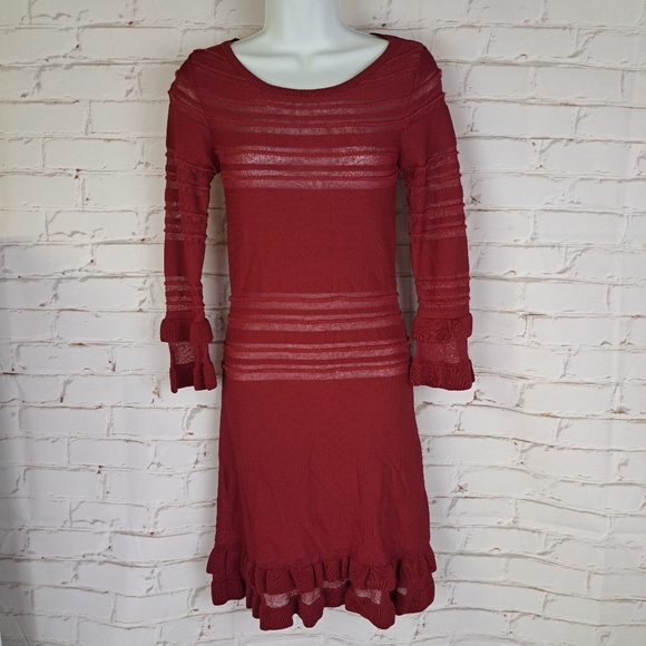 For Love & lemons knitz Rivington raspberry dress‎ - Picture 2 of 11